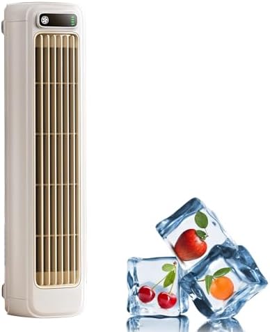 Ventilateur De Circulateur D'air Portable D'as De Refroidissement, Réglages à 3 Vitesses, Conception Sans Lame Ultra Silencieuse Avec Crochets De Montage, Léger Et Rechargeable Pour La Cuisine De Bure