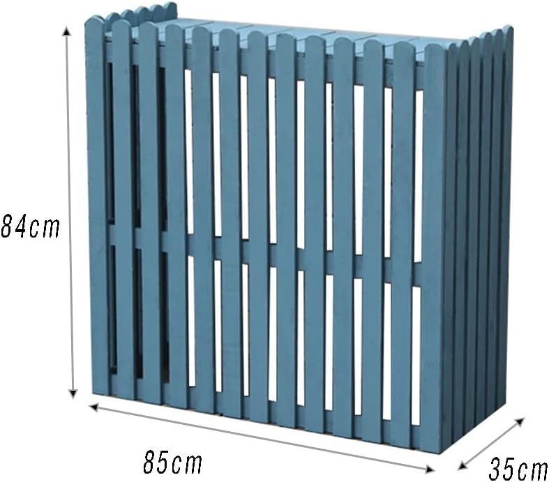 GENERIC Housse De Protection Pour Climatiseur Extérieur – Clôture En Bois Pour Climatiseurs Divisés, 85 X 35 X 84 Cm, Protection Contre Les Intempéries, Décoration élégante, Parfaite Pour Dissimuler Les