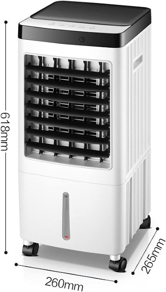 GENERIC Refroidisseur D'air Portable Sans Tuyau 10L Réservoir D'eau Ventless Evaporative Refroidisseur Avec 3 Vitesses, Temporiseur Et Fonction D'aronde Unité De Climatisation Silencieuse Pour La Chambre à Do
