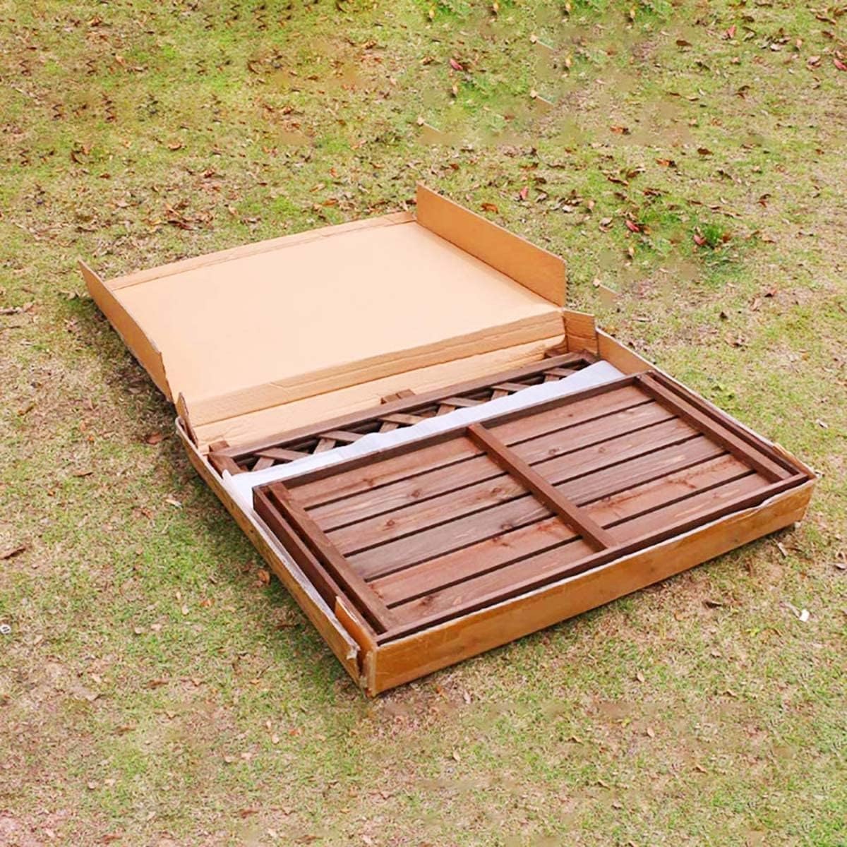 Housse En Bois Pour Climatiseur – Écran De Protection En Bois Massif Pour Unités De Climatisation, Pompes à Chaleur, Poubelle, Support De Fleurs, Grille élégante