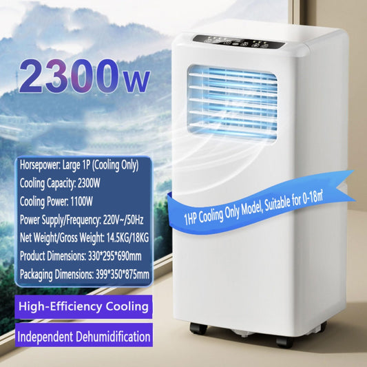 Climatiseur Portable, 48dB Smart AC Unit Avec Télécommande, Déshumidificateur Et Ventilateur, Minuterie 24H, Kit De Fenêtre, Pas De Mur Nécessaire Pour Le Bureau De La Chambre