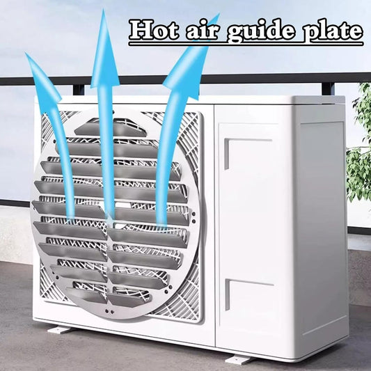 Vent DéFlecteur D'Obturateur En Acier Inoxydable,Couvercle De Guide De Vent De Déflecteur Anti-soufflage Direct,Anti-soufflage,Ventilation,pour Condenseur De Pompe à Chaleur