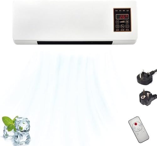  Mini Climatiseur Mural Portable Avec Refroidissement Et Chauffage Rapides Et Silencieux, Aucune Installation Requise