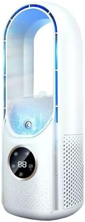  Ventilateur De Refroidisseur D'air Portable Alimenté Par USB, Dispositif De Refroidissement De Brume à 6 Vitesses Avec Plateau De Glace, 90 Oscillation, AC Personnel Silencieux Pour Le Bureau à Domici