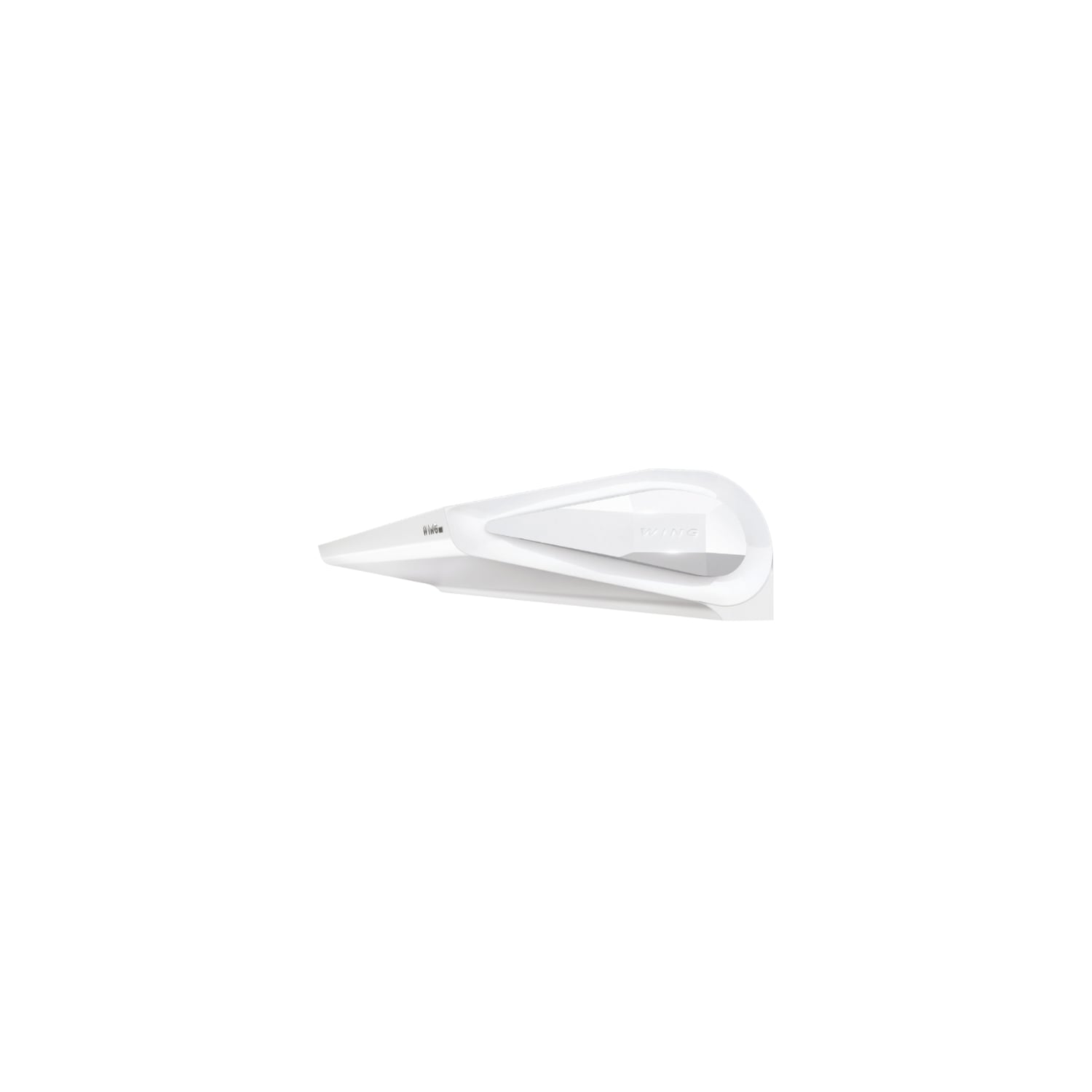  Rideau D'air Électrique En Saillie 200 Cm Moteur Ec Blanc Wing - Axelair - Raas3720e