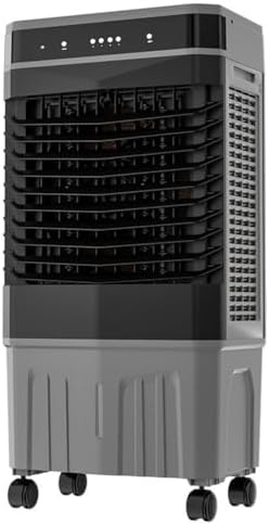 GENERIC Refroidisseur D'air Portable, Unité De Climatisation évaporative Avec Télécommande Et 120 Oscillation, Humidificateur De Ventilateur 3 En 1, Réservoir 45L, 3 Vitesses, Fonctionnement Silencieux Pour L