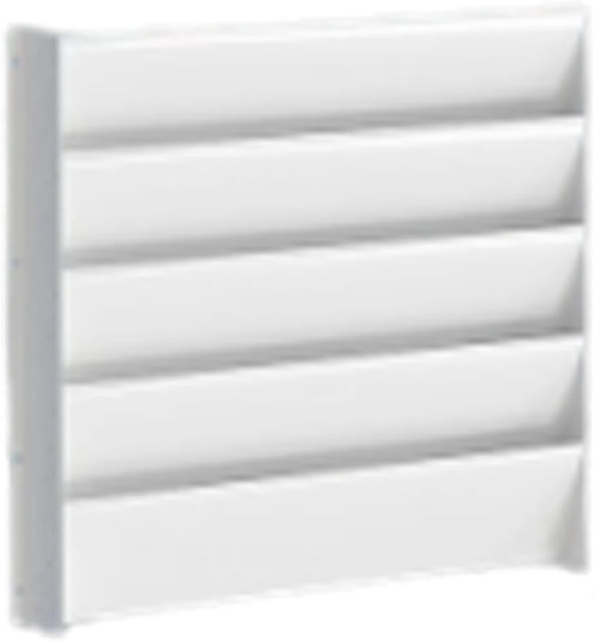  LOVIVER Déflecteur De Condenseur De Climatiseur En Acier Galvanisé, Panneau Déviateur Pour Compresseur De Clim, Pare-Vent Pour Unité Extérieure 1-3P, Protection Pour Climatiseur De Chambre, 55cmx55cm