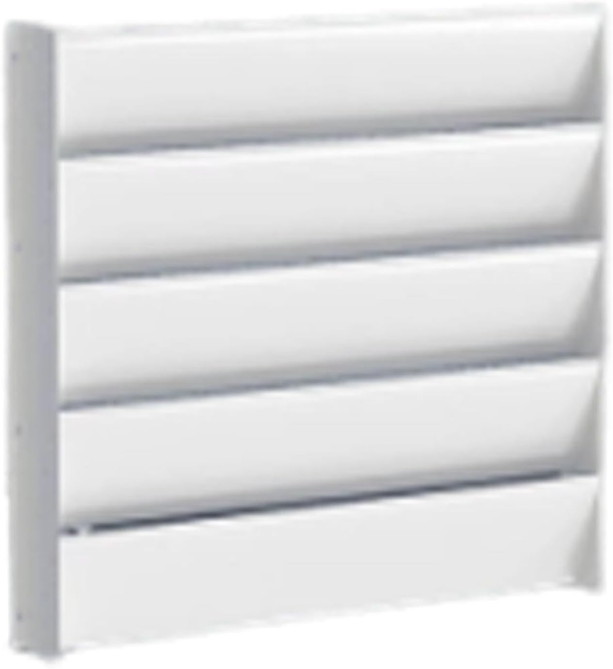  LOVIVER Déflecteur De Condenseur De Climatiseur En Acier Galvanisé, Panneau Déviateur Pour Compresseur De Clim, Pare-Vent Pour Unité Extérieure 1-3P, Protection Pour Climatiseur De Chambre, 55cmx55cm