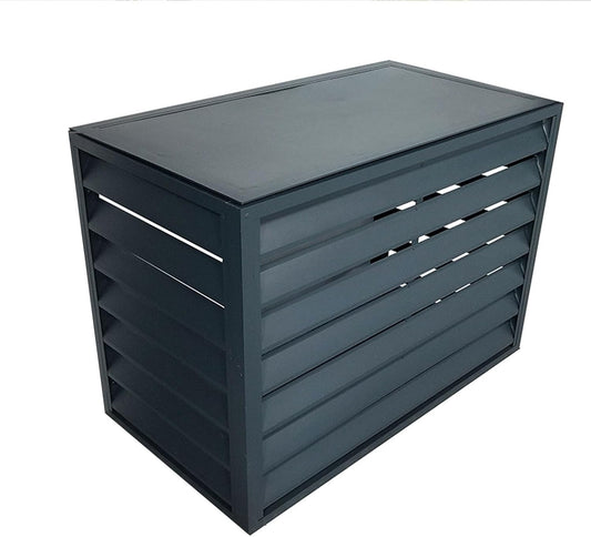 GENERIC Housse De Protection En Aluminium Pour Climatiseur – Protection Contre Les Intempéries Pour Pompe à Chaleur – Clôture élégante Pour Climatiseurs Et Design Léger