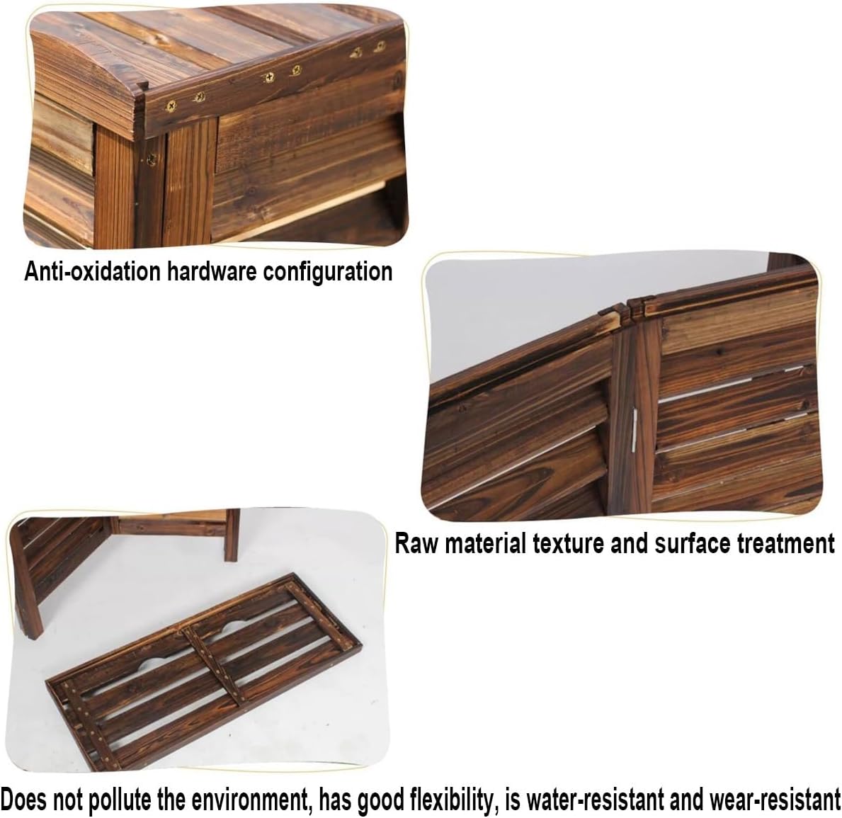  Housse De Protection Pour Climatiseur Extérieur – Support Marron Résistant Aux Intempéries Et Volet De Clôture Décoratif Pour Unités AC – Taille M – Protection élégante Et Durable