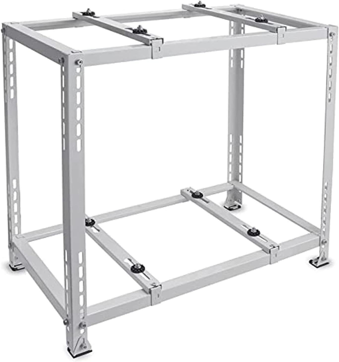  Support De Climatiseur Robuste à Double Niveau Pour Mini Unités Séparées - Support De Pompe à Chaleur D'extérieur Absorbant Les Chocs - Solution D'installation AC