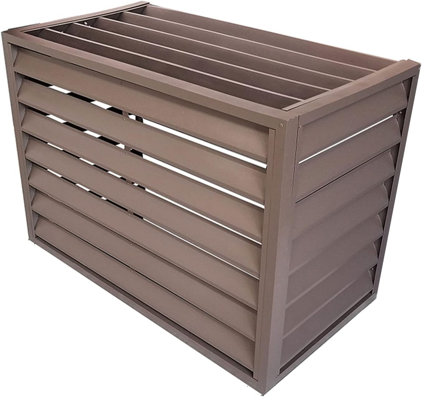 GENERIC Housse En Aluminium Pour Climatiseur – Protection Résistante Aux Intempéries Pour Unité Extérieure Et Cachette élégante, Idéale Pour Condensateur Intérieur/extérieur