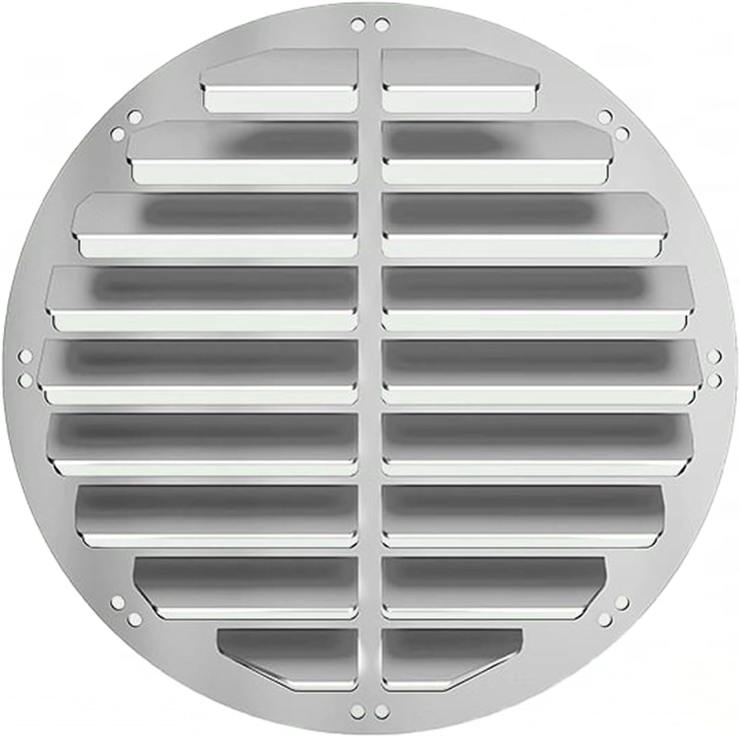  Vent DéFlecteur D'Obturateur En Acier Inoxydable,Couvercle De Guide De Vent De Déflecteur Anti-soufflage Direct,Anti-soufflage,Ventilation,pour Condenseur De Pompe à Chaleur