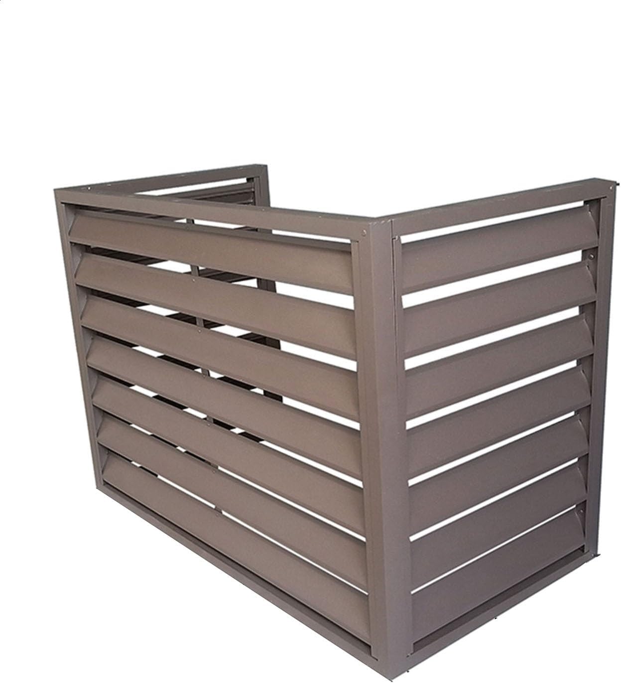 GENERIC Housse De Protection En Aluminium Pour Climatiseur Et Pompe à Chaleur, Mini Unité De Climatisation Fendue, Protection Pour Unité Extérieure, Support De Plantes, Housse De Climatisation Résistante Aux