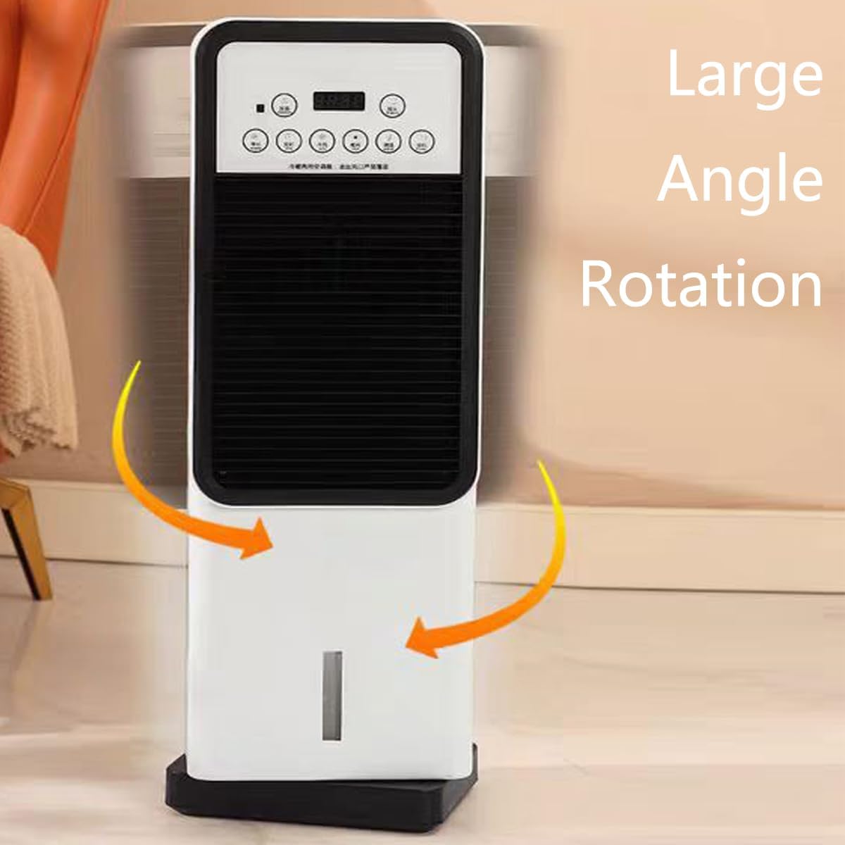  Réchauffeur De Climatisation Portable 12000 BTU Refroidisseur D'évaporation Avec Télécommande Energy Class A Ventilateur De Déshumidificateur Pour Home Office Mobile AC Unit Low Noise Cooling Heating