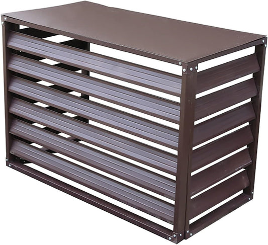 Housse De Protection Pour Climatiseur Extérieur – Protection Antivol Toutes Saisons Pour Climatisation – Clôture D'intimité Décorative Pour équipements CVC