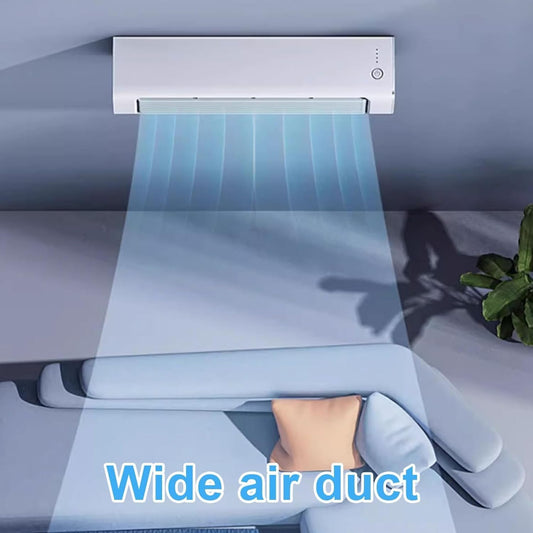 GENERIC Refroidisseur D'air Sans Lame Portable Avec Télécommande, Ventilateur Oscillant 60 Pour Bureau Ou Support Mural, Fonctionnement Silencieux Pour Le Bureau De Chambre à Coucher, Coffre-fort Pour Enfants