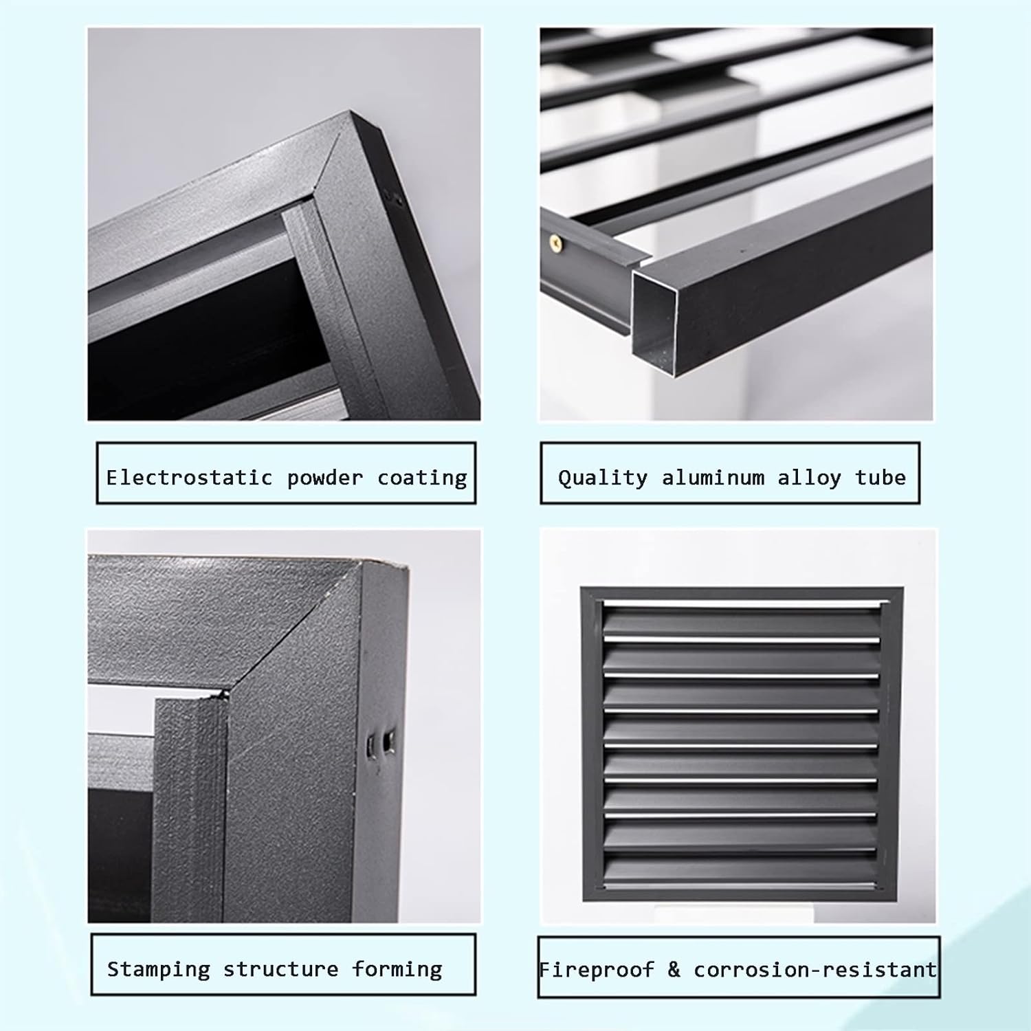 GENERIC Écran De Clôture Pour Climatiseur Extérieur – Coque En Alliage D'aluminium Pour Unités De Climatisation Et Volets De Support De Fleurs – Support De Plante En Métal (marron)