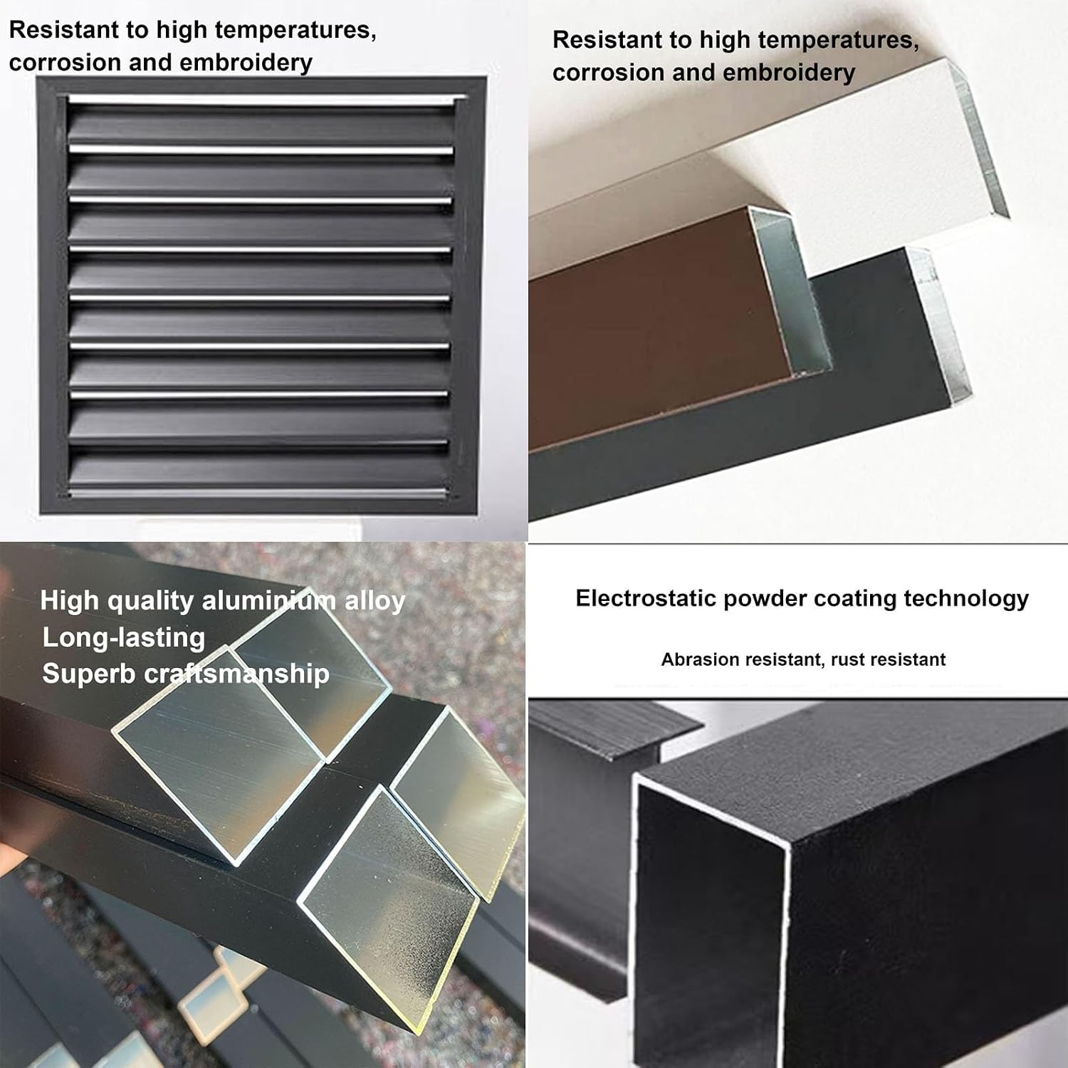 GENERIC Housse Pour Climatiseur Extérieur En Aluminium - Clôture Pour Dissimuler Les Unités - Protection Résistante Aux Intempéries Pour Climatiseurs Extérieurs Et Design élégant