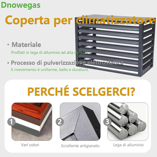 GENERIC Housse De Pompe à Chaleur Pour Climatiseur Extérieur (L110W60H80) – Résistant Aux Intempéries, Aux UV, Imperméable, Pour Unités De 2 à 3 Tonnes – Idéal Pour Toutes Les Saisons