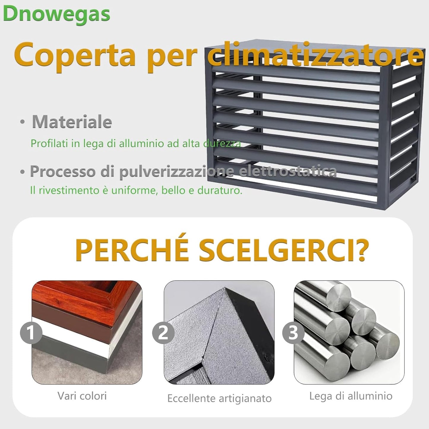 GENERIC Housse De Protection Universelle Pour Climatiseur Extérieur - Résistante Aux Intempéries - Pour Climatisation L110W60H80 - Convient Pour 2 à 3 Unités Et Bouclier Durable
