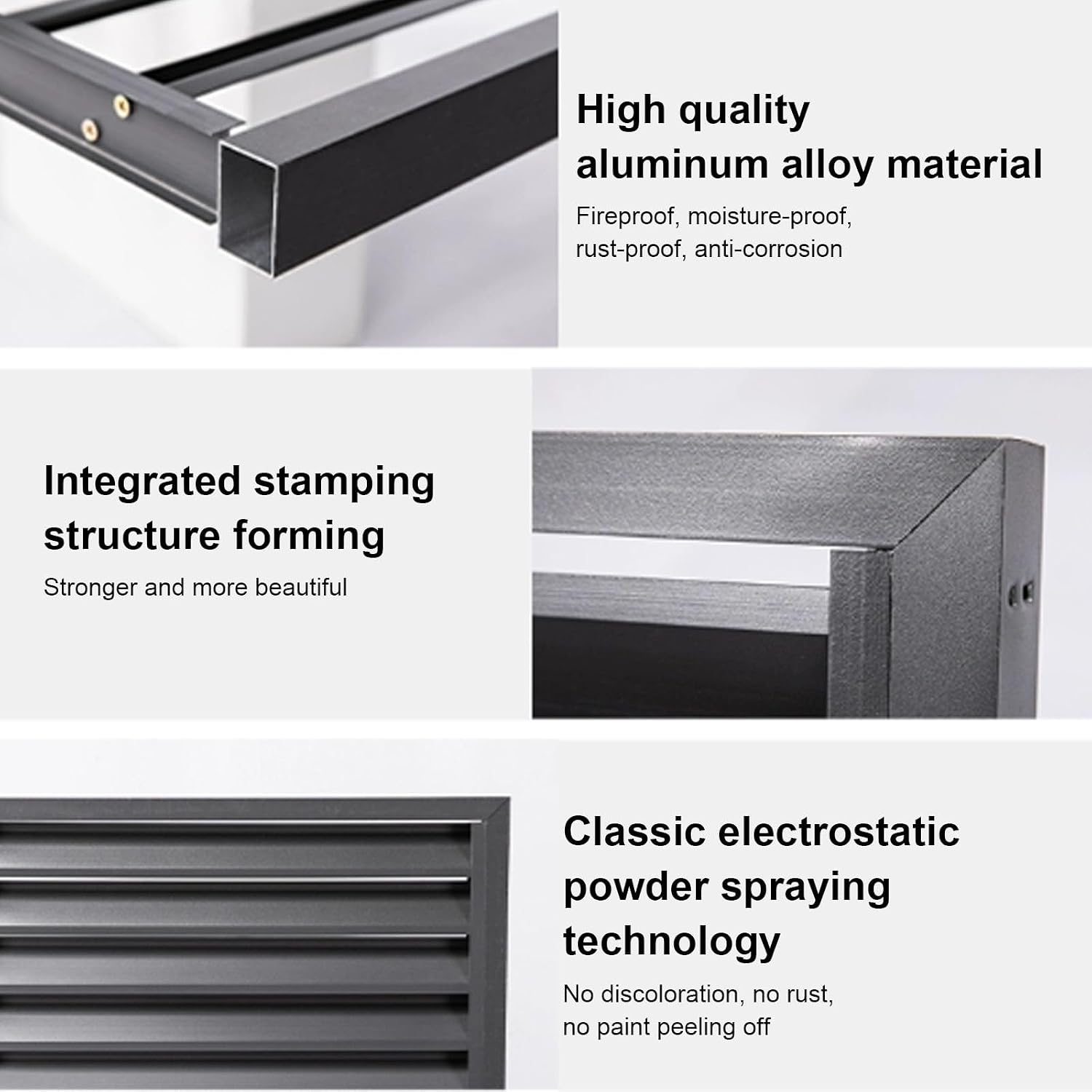  Housse En Aluminium Pour Climatiseurs MiniSplit Et Pompes à Chaleur Protection Extérieure Résistante Au Vol Et Aux Intempéries Compatible Avec Toutes Les Unités Standard