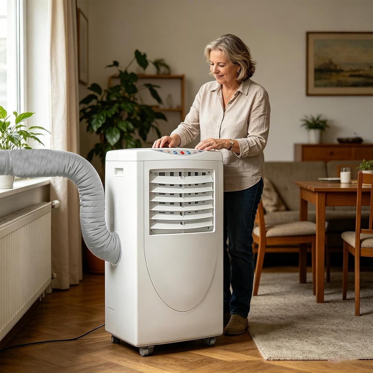  Housse Isolante Pour Tuyau De Climatiseur Portable Avec 3 Sangles Ajustable | Isolation Tuyau Clim Portable été, Isolation Thermique, Convient Pour Hiver, Extérieur, Camping-car, Garage Et Maison