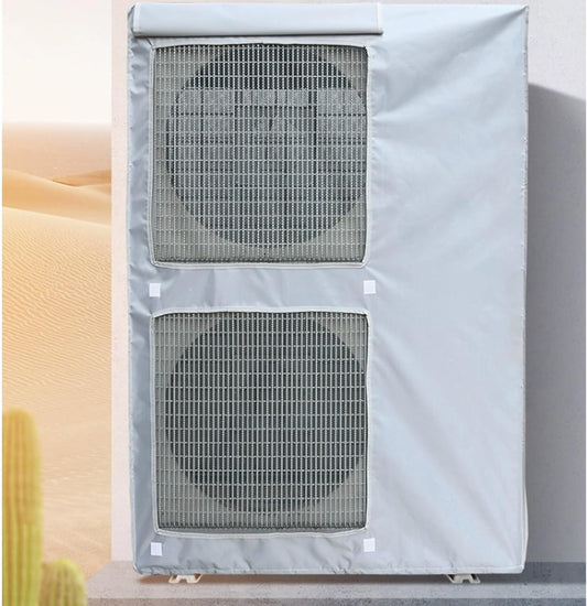  UTOYA Couvercle Du Climatiseur For L'extérieur, Couvercle Étanche, 600D Tissu D'Oxford Housse De Protection For 4-5-6-10P Mini Pompe À Chaleur Divisée Condenseur Compresseur (Color : Gray, Size : L9
