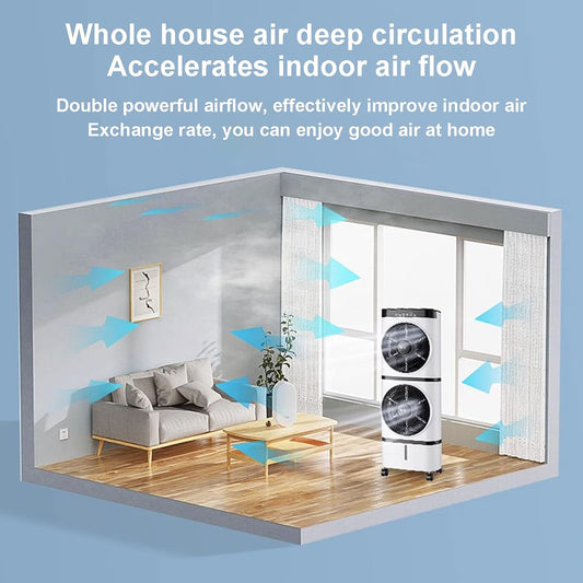  Ventilateur De Climatiseur Portable Ultra-calme, 3 Vitesses Et Télécommande, 300 Pieds Carrés De Refroidissement, Unité De Climatisation Efficace En énergie Avec Minuterie Pour Bureau à Chambre à Couc