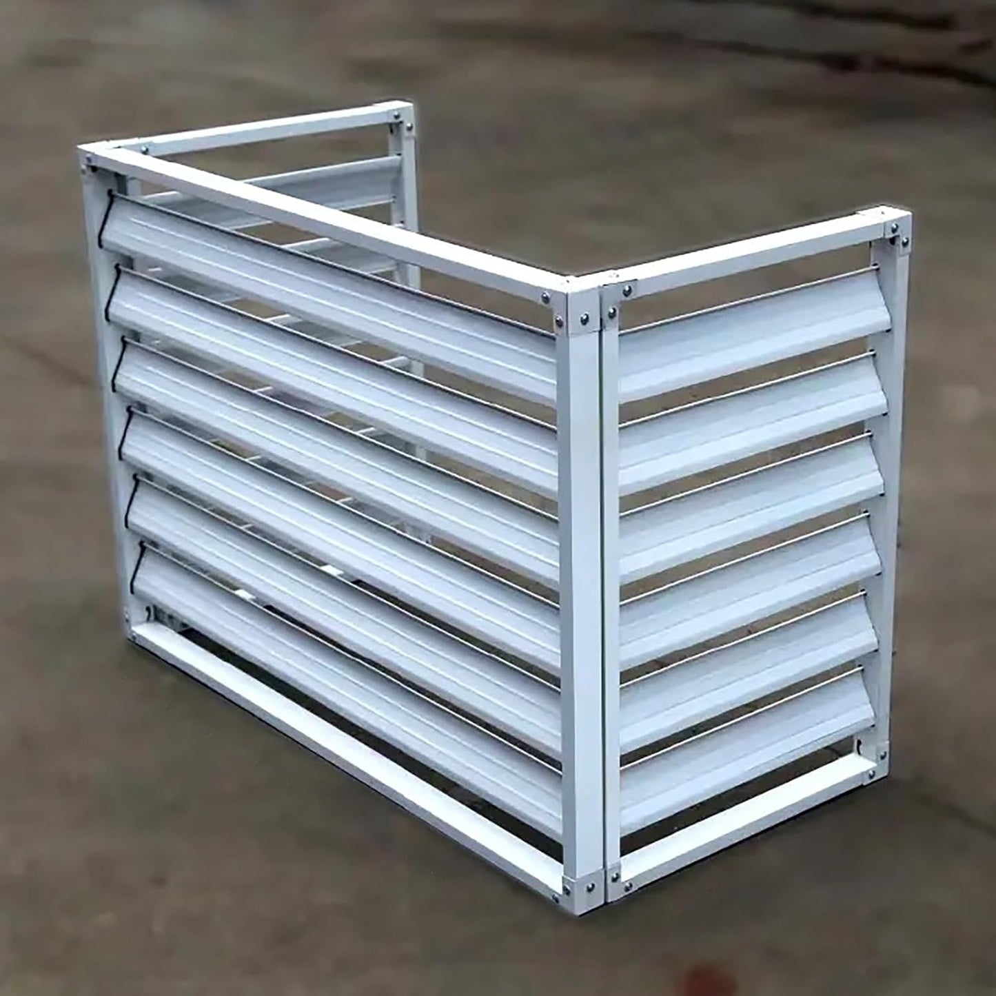 GENERIC Housse De Protection Robuste Pour Climatiseur Extérieur Toutes Saisons, Idéale Pour Les Panneaux De Clôture Autoportants Et Les Boîtiers De Poubelle En Aluminium