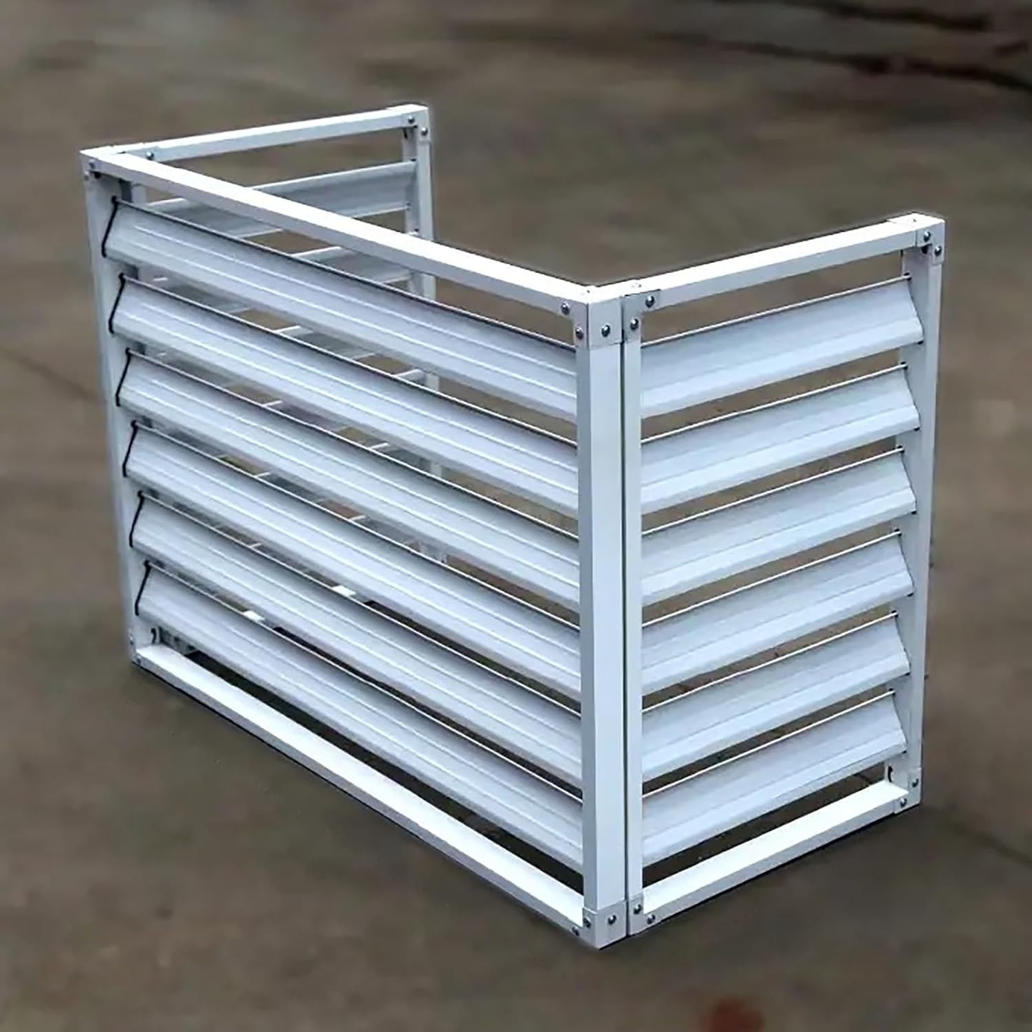 GENERIC Housse De Protection Robuste Pour Climatiseur Extérieur Toutes Saisons, Idéale Pour Les Panneaux De Clôture Autoportants Et Les Boîtiers De Poubelle En Aluminium