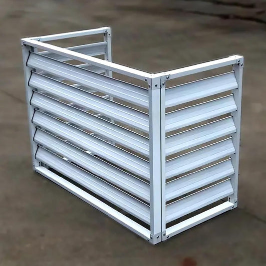 GENERIC Housse De Protection Robuste Pour Climatiseur Extérieur Toutes Saisons, Idéale Pour Les Panneaux De Clôture Autoportants Et Les Boîtiers De Poubelle En Aluminium
