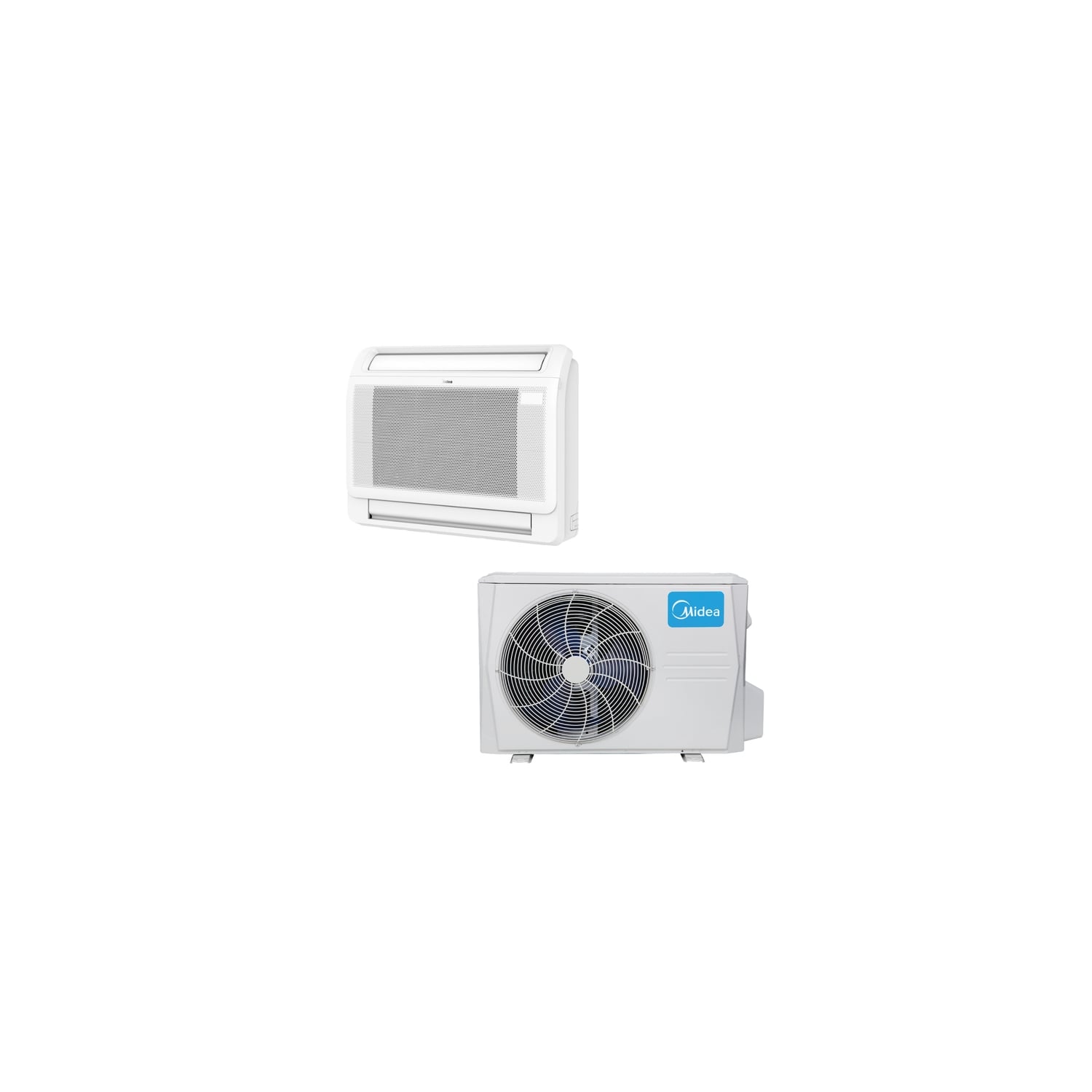  Ensemble Climatiseur Console Double Flux Connecté 3,5 Kw - Midea - 13950447